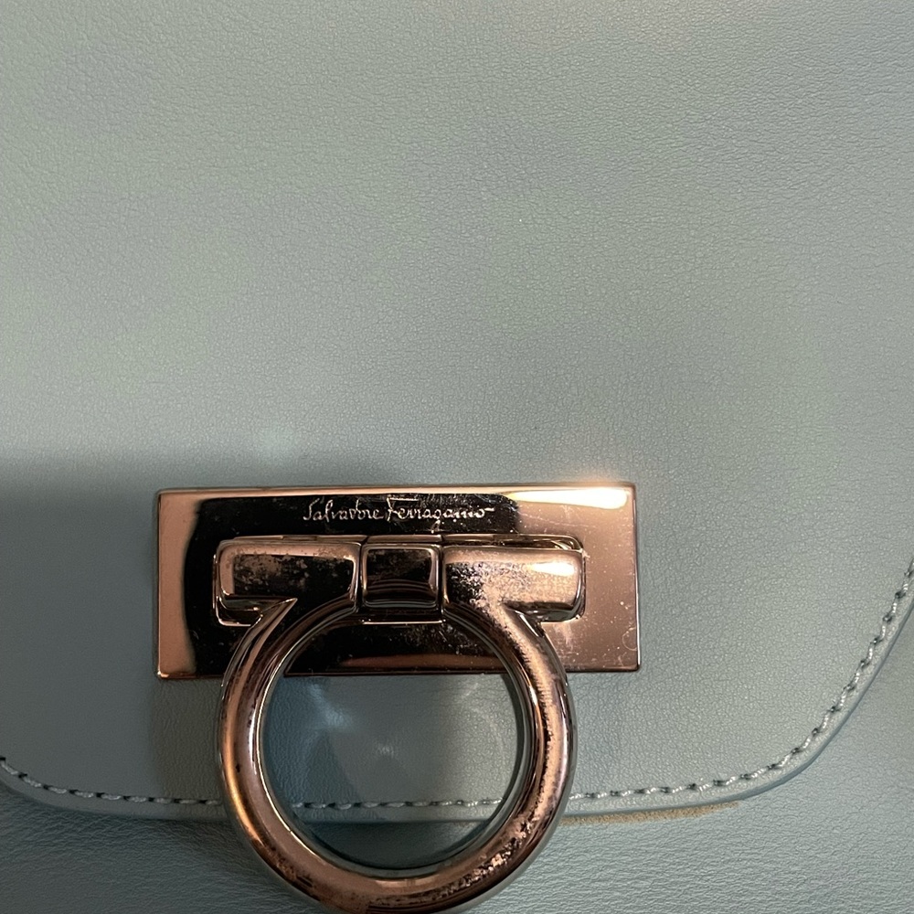 Salvatore Ferragamo Light Blue Shoulder Bag - Picture 3 of 8
